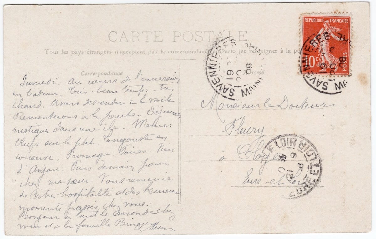 Behuard - Carte postale de correspondance