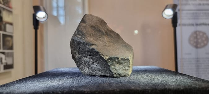 La Météorite d'Angers au Musée d'Histoires Naturelles